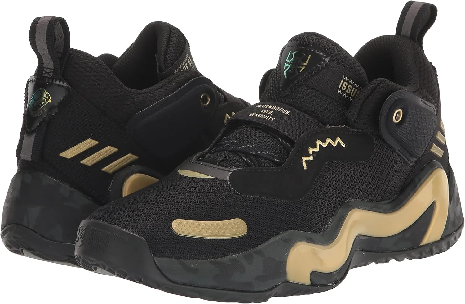 adidas Unisex-Child Donovan Mitchell Issue 3 Basketball Shoes