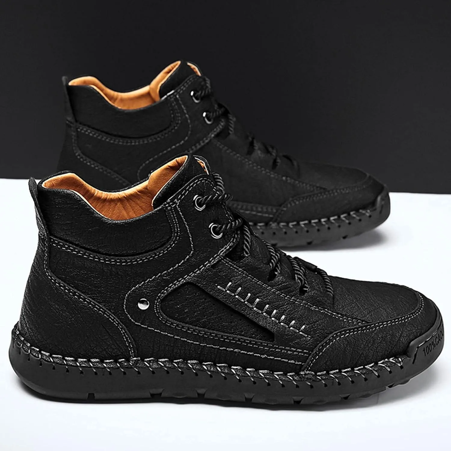 Arch Support Non Slip Minimalist Shoes for Men Casual Sneaker Mesh Breathable Walking Shoe Men's Grounded Shoes