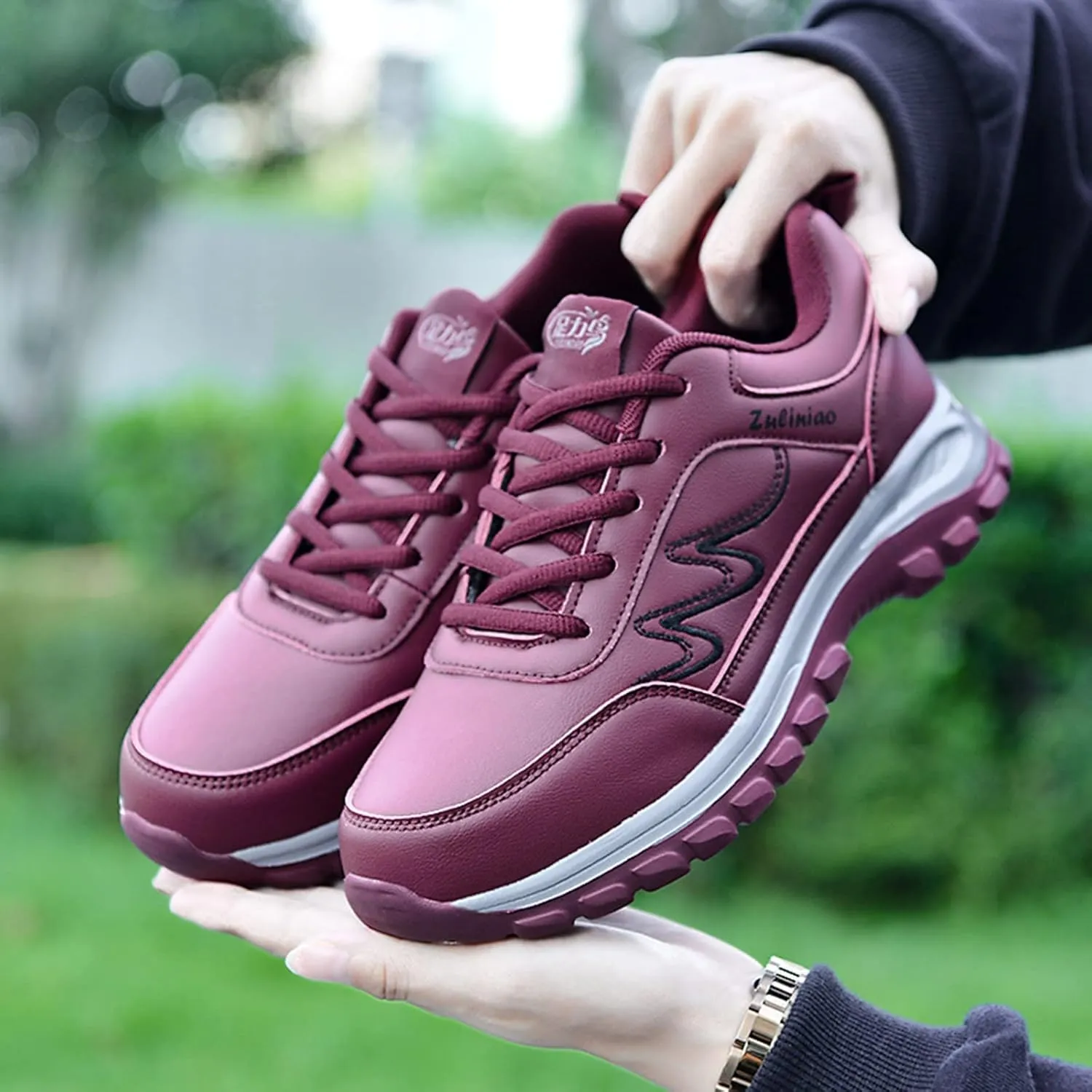 Arch Support Trekking Shoes for Women Non Slip Cushion Fashion Running Tennis Shoes Orthopedic Shoe for Women