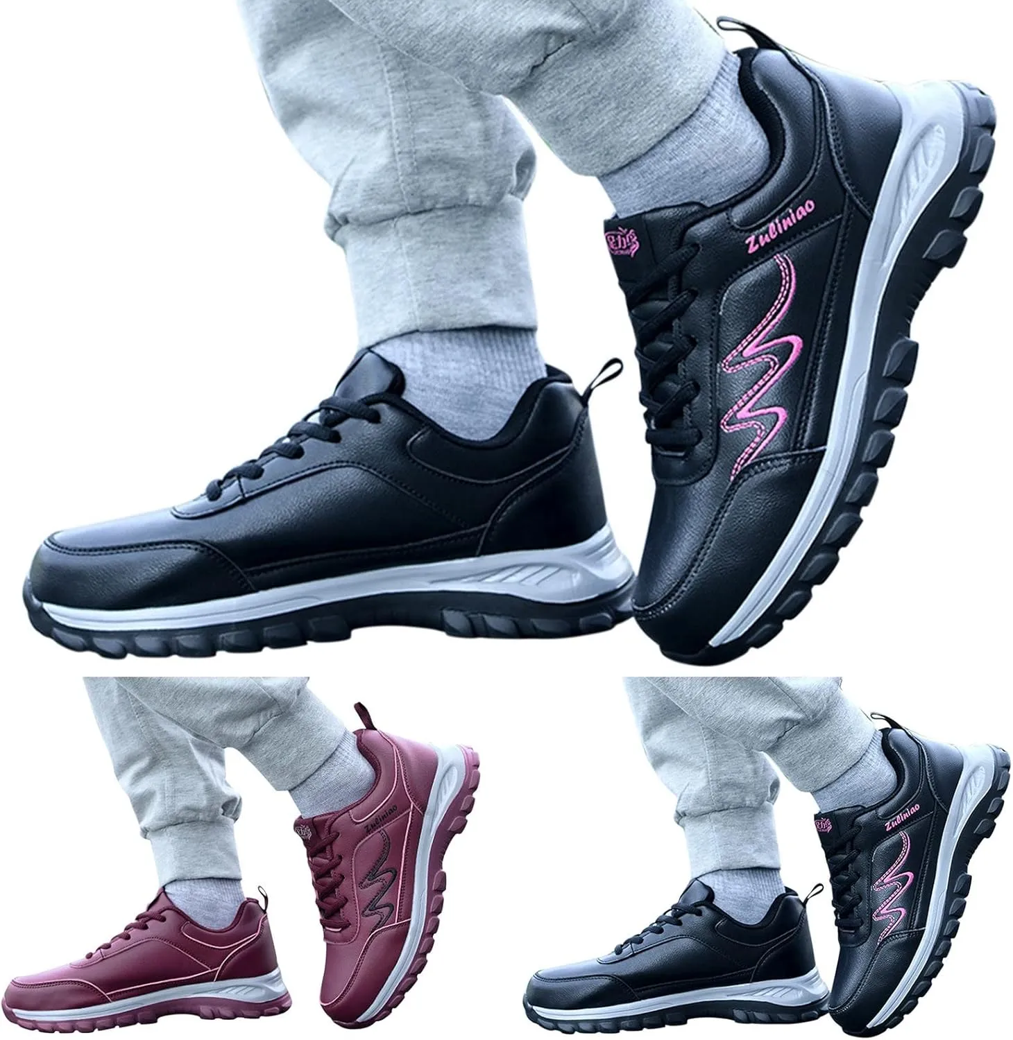Arch Support Trekking Shoes for Women Non Slip Cushion Fashion Running Tennis Shoes Orthopedic Shoe for Women