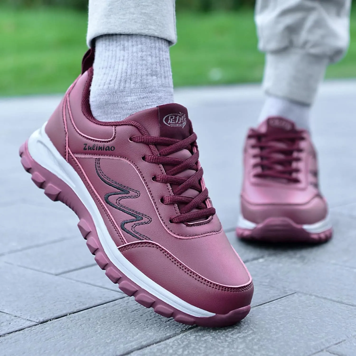 Arch Support Trekking Shoes for Women Non Slip Cushion Fashion Running Tennis Shoes Orthopedic Shoe for Women