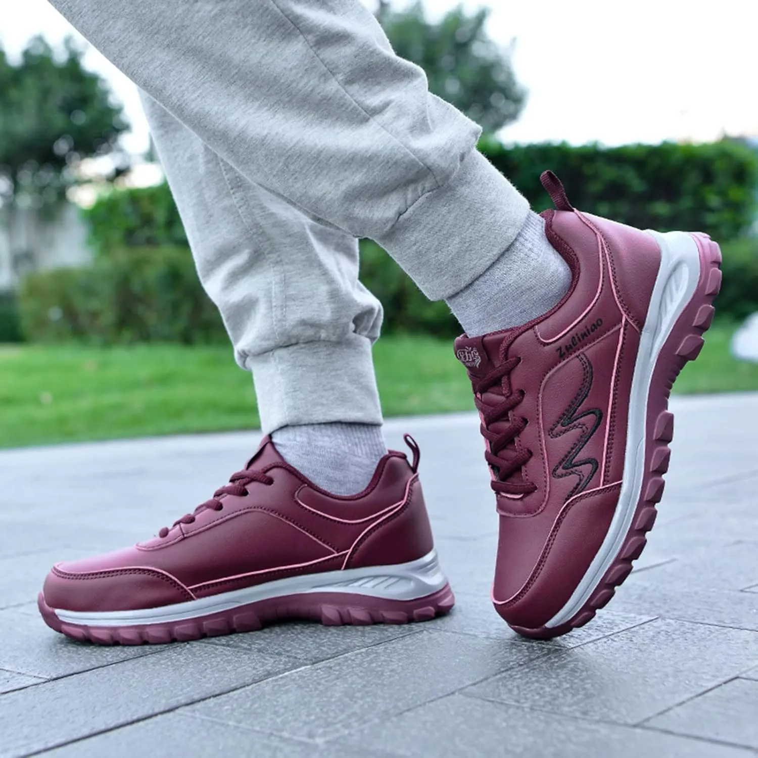 Arch Support Trekking Shoes for Women Non Slip Cushion Fashion Running Tennis Shoes Orthopedic Shoe for Women
