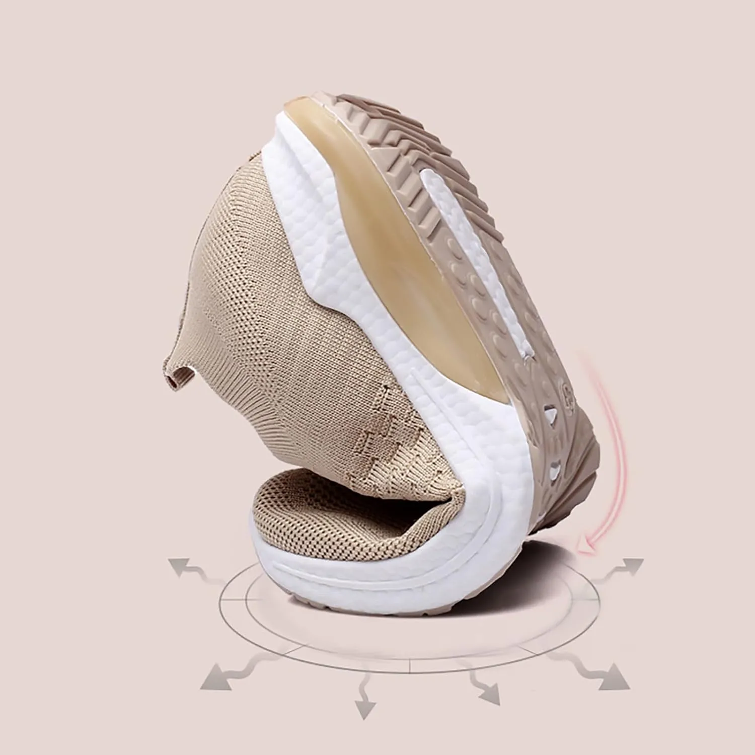 Basketball Shoes for WomenSneakers for Men Women's Loafers & Slip-Ons Round Toe Flat Heel Christmas Shoes for Women Comfort Cute Casual Slip On Lightweight