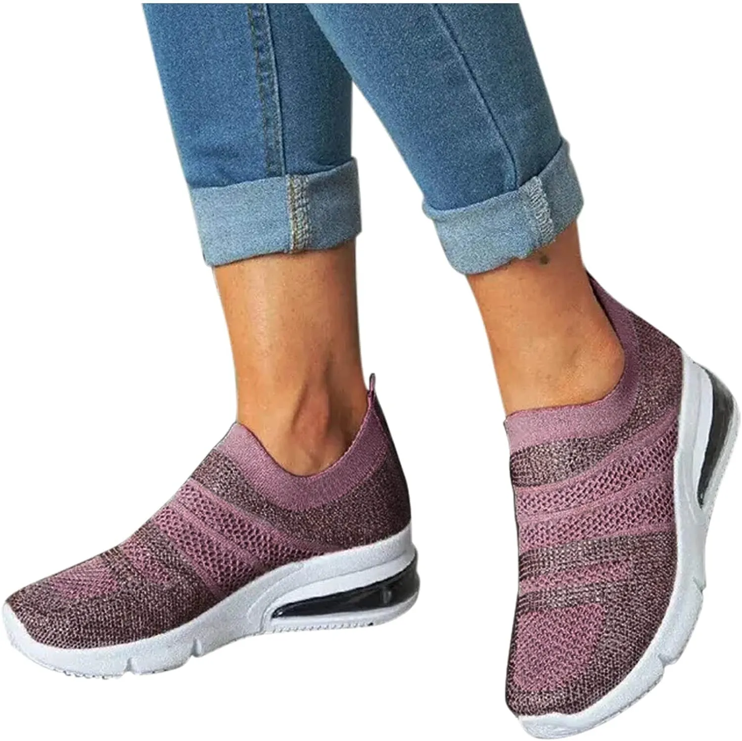 Black Platform Sneakers for Women Dressy Zapatos Antiderrapantes De Mujer Tipo Crucero Sneakers Women Wide Feet Black Casual Sneakers Women Womens Shoes Slip On Mules
