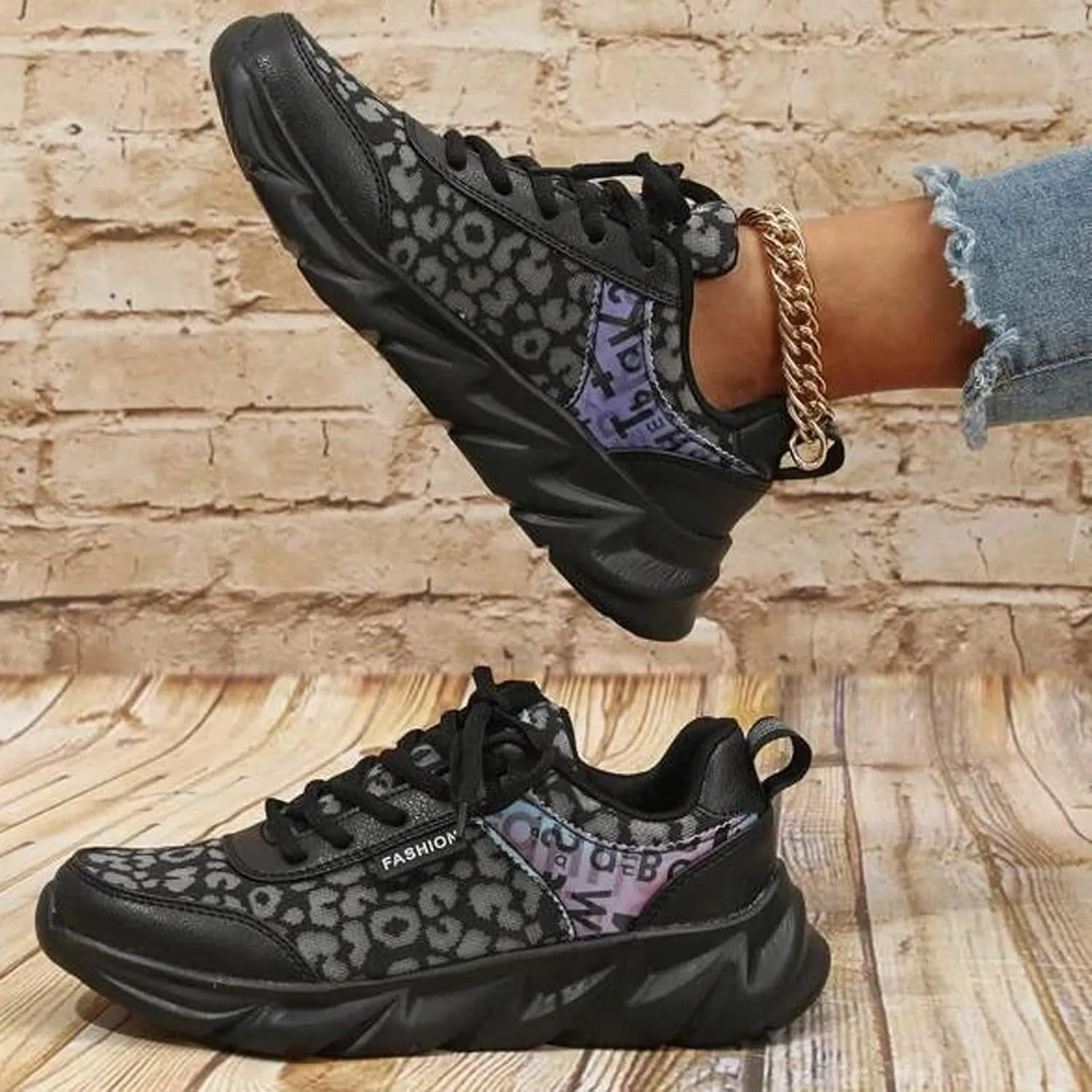 Black Sneakers for Women Dressy Wide All Black Tennis Shoes Slip Resistant Work for Women Winter Slip On Shoes for Women Outdoor Black Tennis Shoes for Women Nursing Ropa De Ejercicios para Mujer Gym