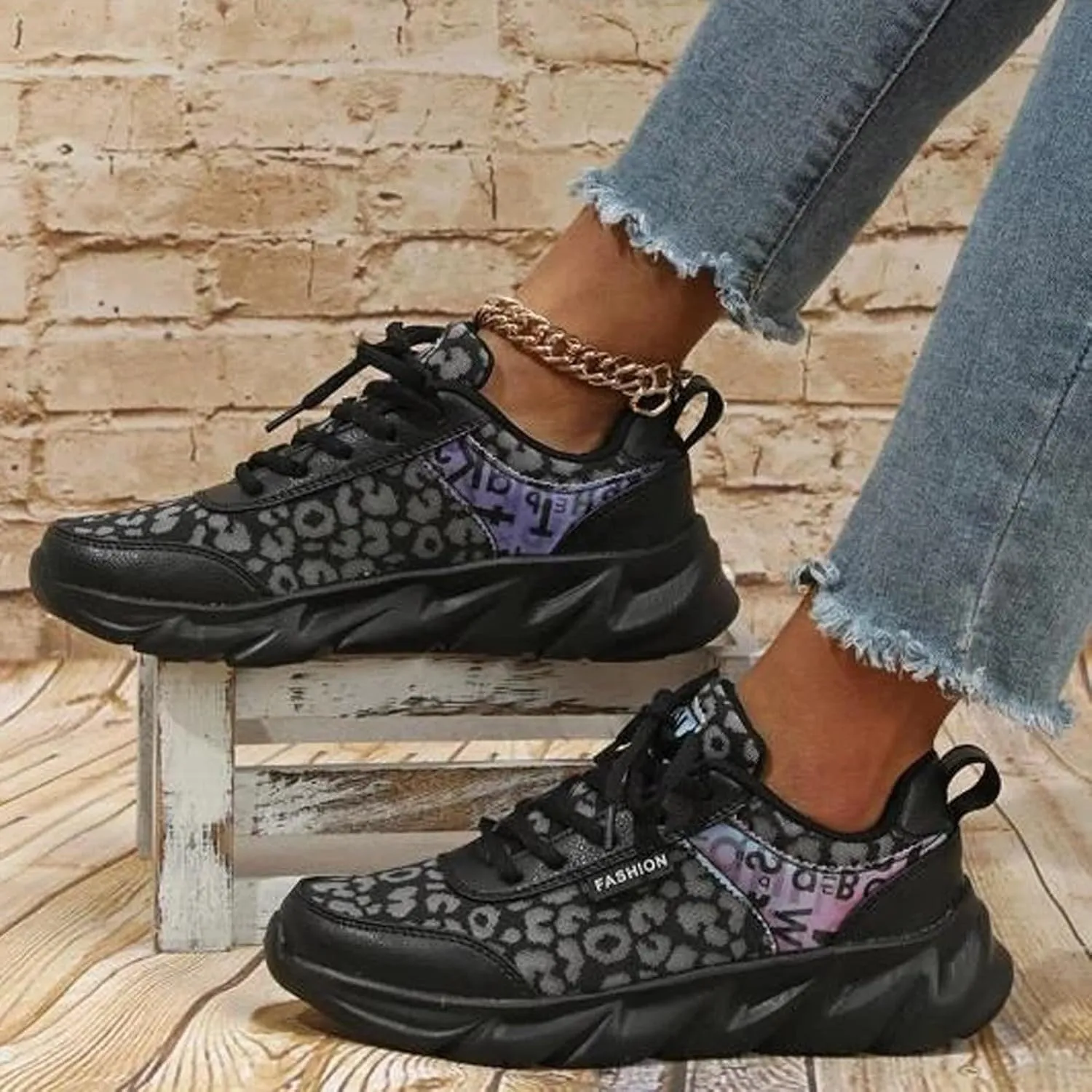 Black Sneakers for Women Dressy Wide All Black Tennis Shoes Slip Resistant Work for Women Winter Slip On Shoes for Women Outdoor Black Tennis Shoes for Women Nursing Ropa De Ejercicios para Mujer Gym