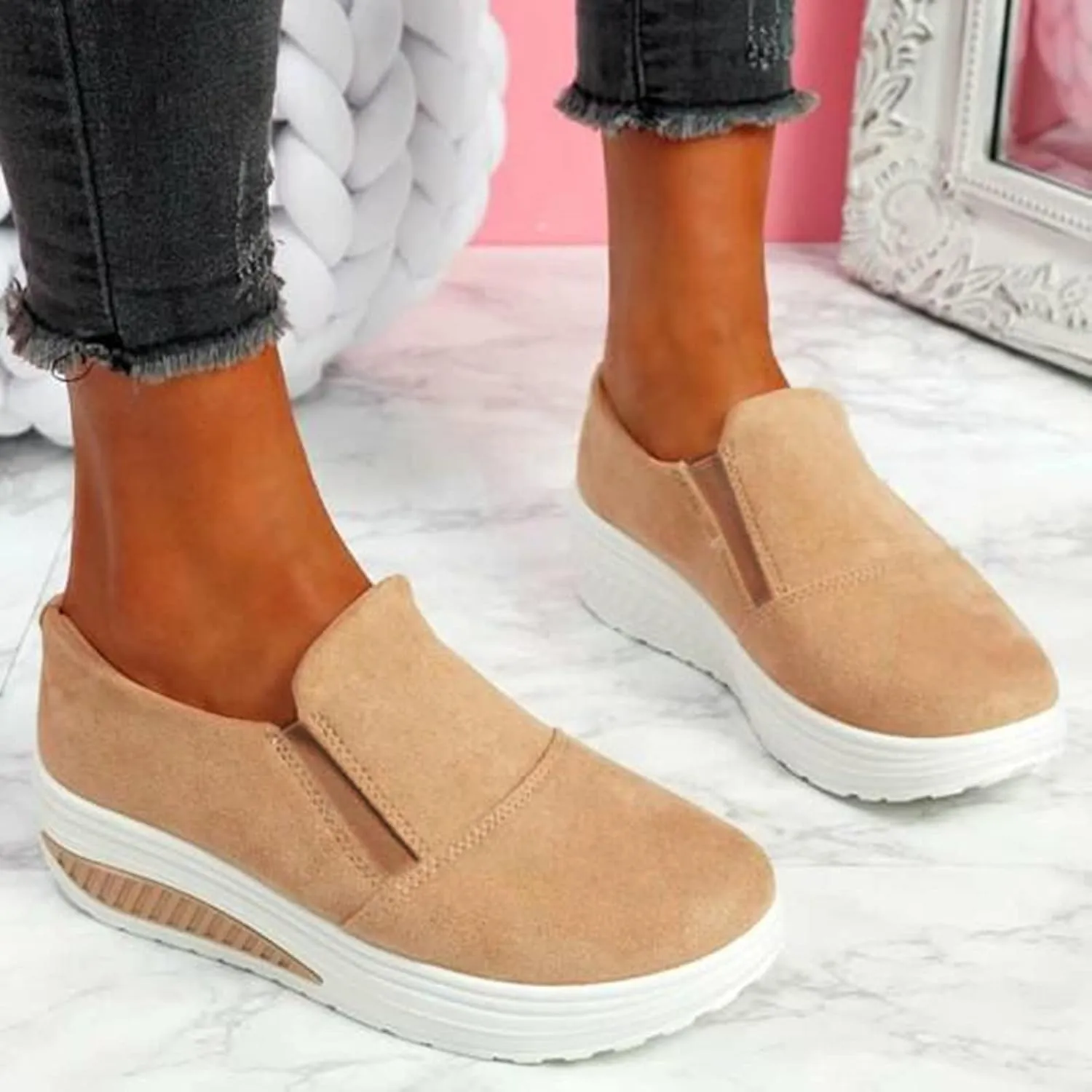 Black Sparkle Sneakers for Women Fashion Zapatos De Mujer para Hacer Ejercicio Shoes for Women Sneakers Trendy White Womens Fashion Sneakers Black Wedge Shoes for Women Slip Resistant