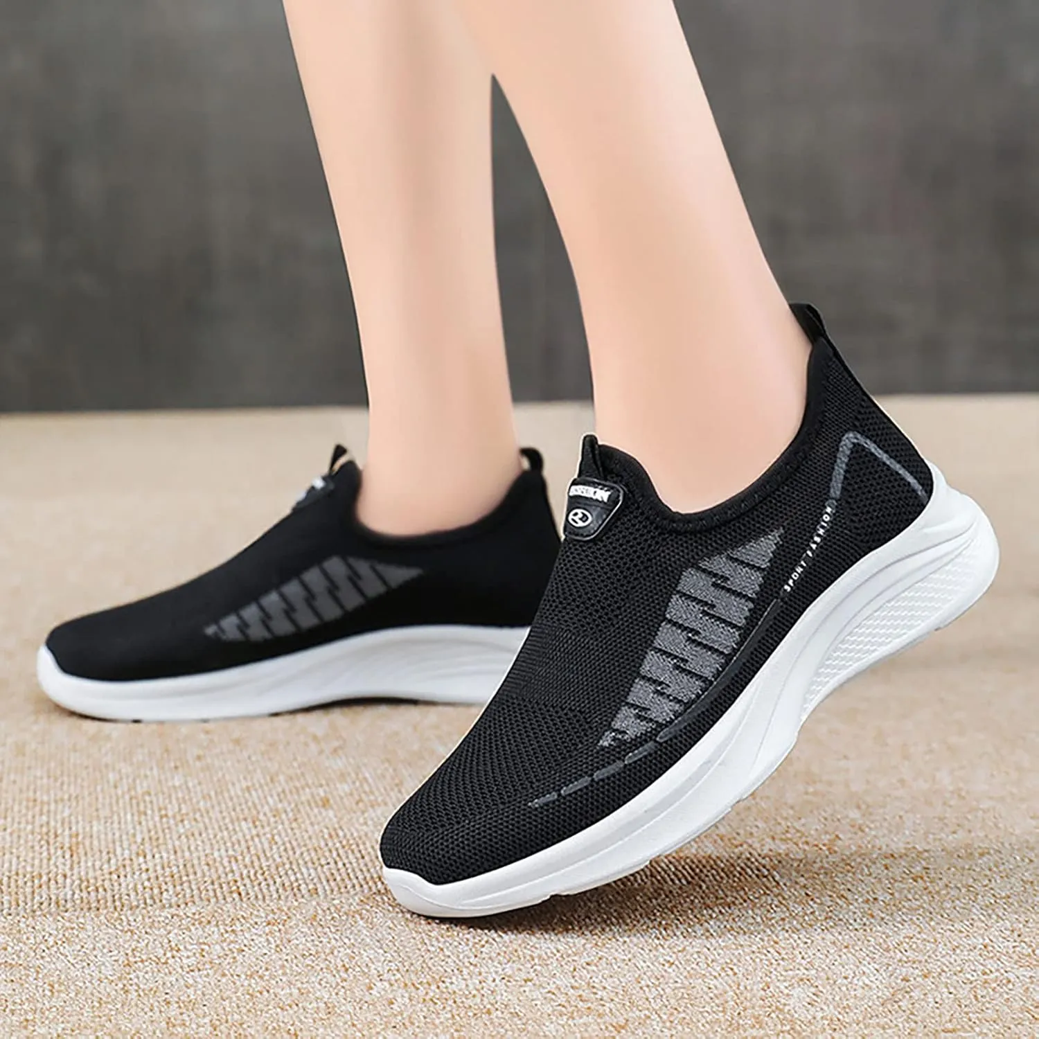 Bowling Shoes Women 10 Wide Cute Black and White Sneakers for Women Basketball Shoes for Women with Laces Womens Sneakers 7.5 Casual Zapatos De Trabajo para Mujer Antideslizante E Impermeables