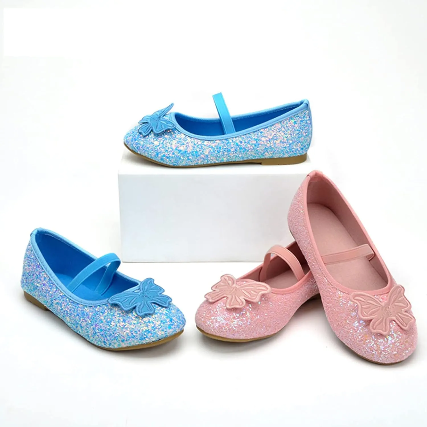 Children Shoes Flat Shoes Crystal Shoes with Sequins Bowknot Girls Dancing Shoes Toddler Girl Tennis Shoes Size 9