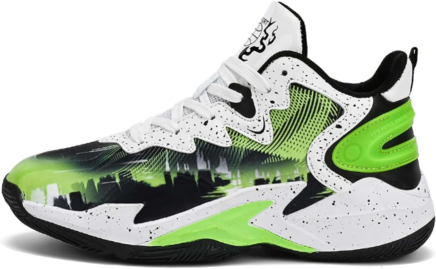 Classic Graffiti for Boys Girls Adults Casual Fashion Breathable Basketball Shoes Lightweight Wide Mesh Walking Shoes Team Sports Shoes Street Training Basketball Shoes dDurable Hiking Jogging Shoes