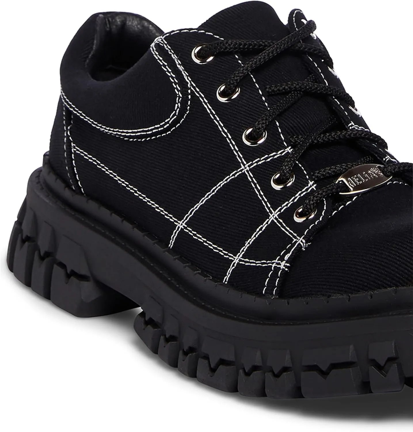 Dolls Kill Teen Craft Oxford Shoes by Delia's, Vegan Leather Lace-Up Chunky Platform Shoes