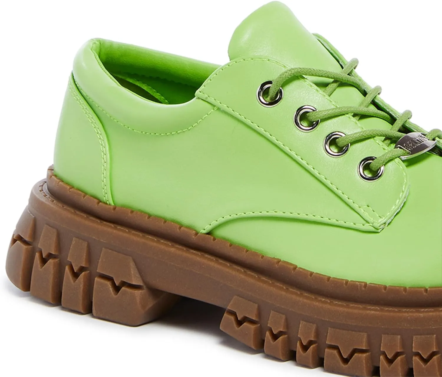 Dolls Kill Teen Craft Oxford Shoes by Delia's, Vegan Leather Lace-Up Chunky Platform Shoes