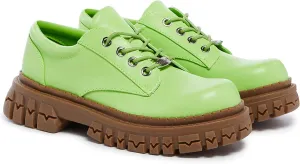 Dolls Kill Teen Craft Oxford Shoes by Delia's, Vegan Leather Lace-Up Chunky Platform Shoes