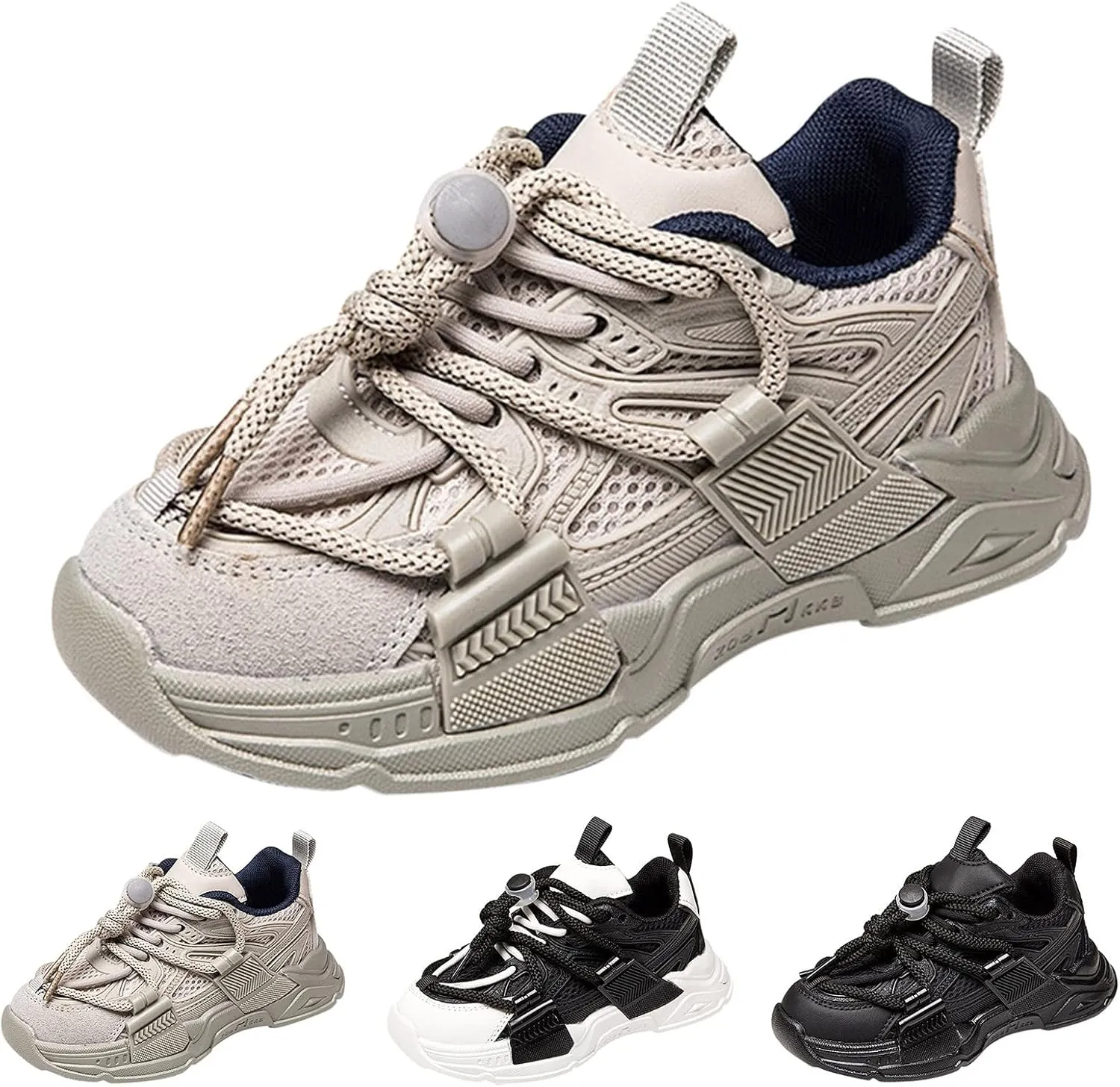 Fashion Children Summer Sports Shoes Thick Soles Non Slip Breathable Running Shoes Adjustable Creative Shoes