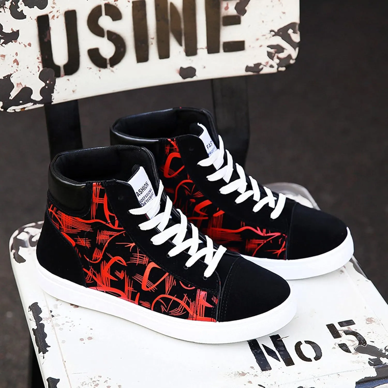 Fashion Platform Sneakers for Women 2023 Comfy Slip On Shoes for Women Black Sneakers for Women Fashion High Top Sneakers for Women Ankle Support Zapatos Comodos De Mujer Suaves