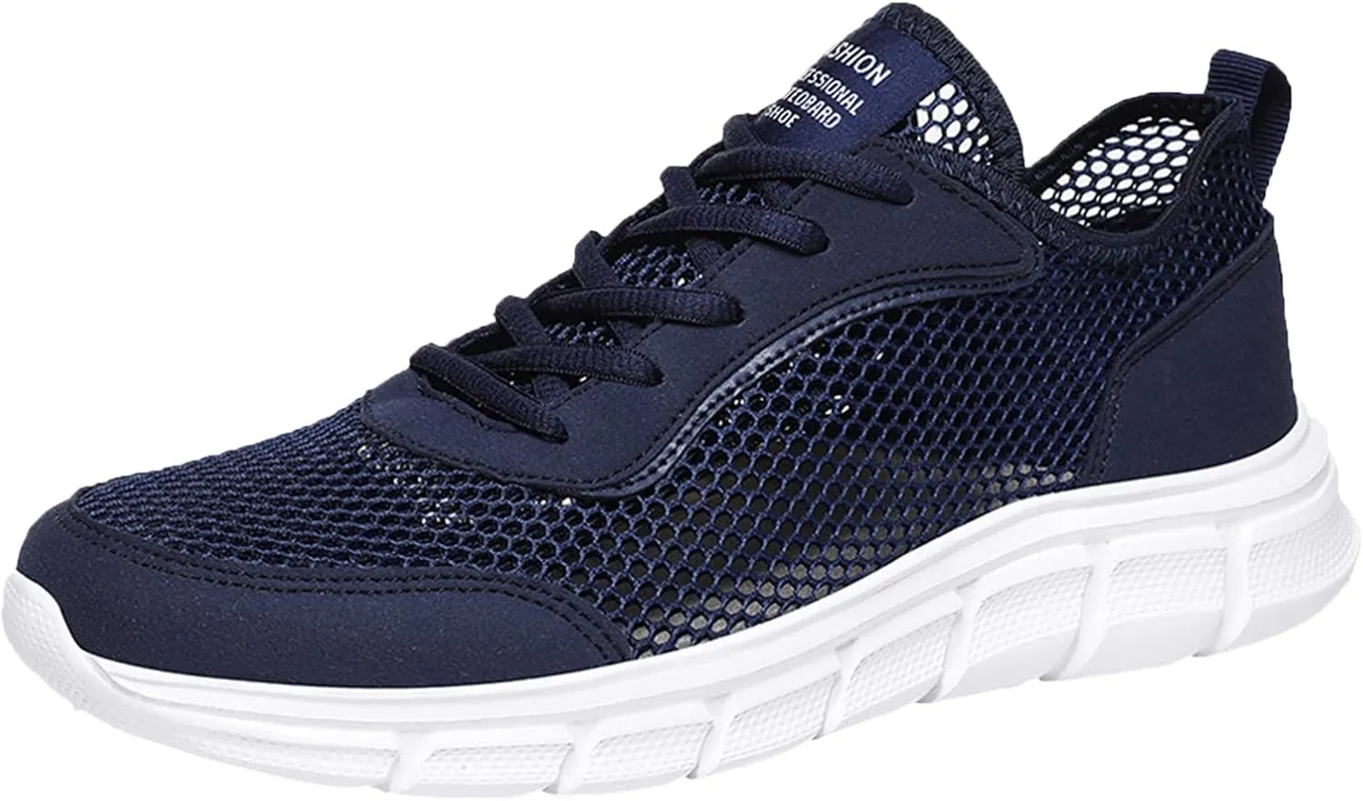 Fashion Spring and Summer Men Sports Shoes Flat Bottom Lightweight Fly Woven Mesh Hollow Casual Sneaker Boots for Men