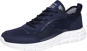 Fashion Spring and Summer Men Sports Shoes Flat Bottom Lightweight Fly Woven Mesh Hollow Casual Sneaker Boots for Men