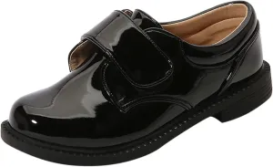 Fashion Summer and Autumn Boys Leather Shoes Boots Thick Student Dress Shoes Performance Shoes Hook Loop Boys on Boots