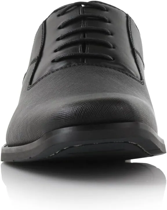 Ferro Aldo Alvin MFA19696 Men's Plain Square-Toe Derby Dress Shoes
