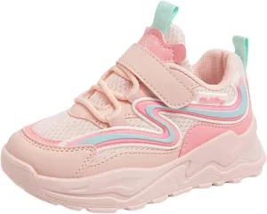 Girls Shoes Kids Girls Tennis Shoes for Running Athletic Walking Gym Sports Lightweight Breathable Sports Sneakers