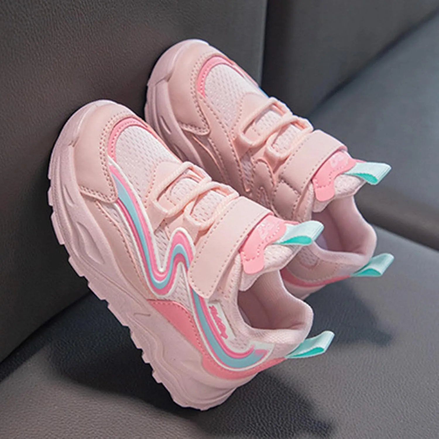 Girls Shoes Kids Girls Tennis Shoes for Running Athletic Walking Gym Sports Lightweight Breathable Sports Sneakers
