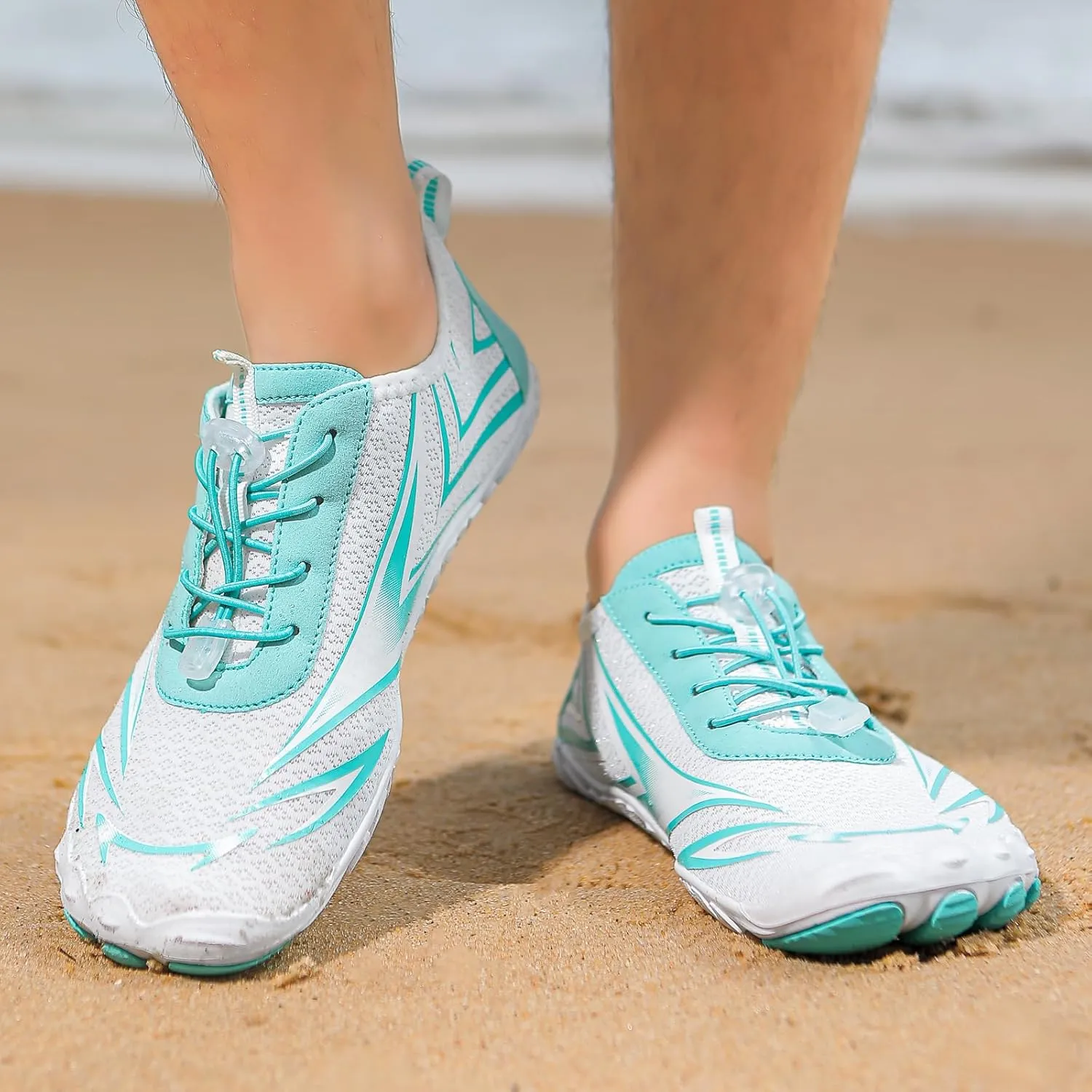 Grounded Footwear for Women Beach Vacation Shoes Hiking Barefoot Shoes Wide Toe Box Lightweight Comfortable Shoe for Neuropathy Soft Flats Casual Sneakers