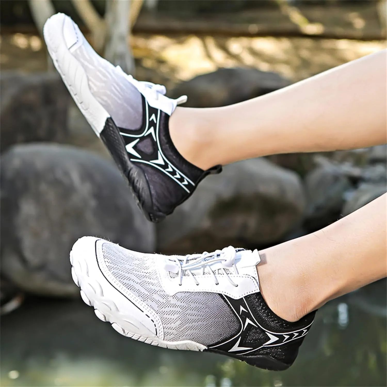 Grounded Footwear for Women, Hike Barefoot Shoes Women, Pool Swim Socks, Comfortable Walking Sneakers Outdoor Hiking Shoes Non Slip Wide Toe Box Athletic Footwear Workout Running Zero Drop Water Shoe