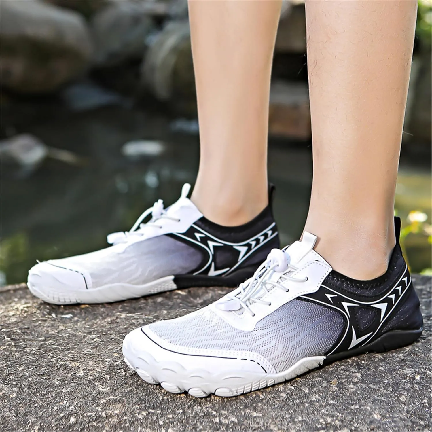 Grounded Footwear for Women, Hike Barefoot Shoes Women, Pool Swim Socks, Comfortable Walking Sneakers Outdoor Hiking Shoes Non Slip Wide Toe Box Athletic Footwear Workout Running Zero Drop Water Shoe
