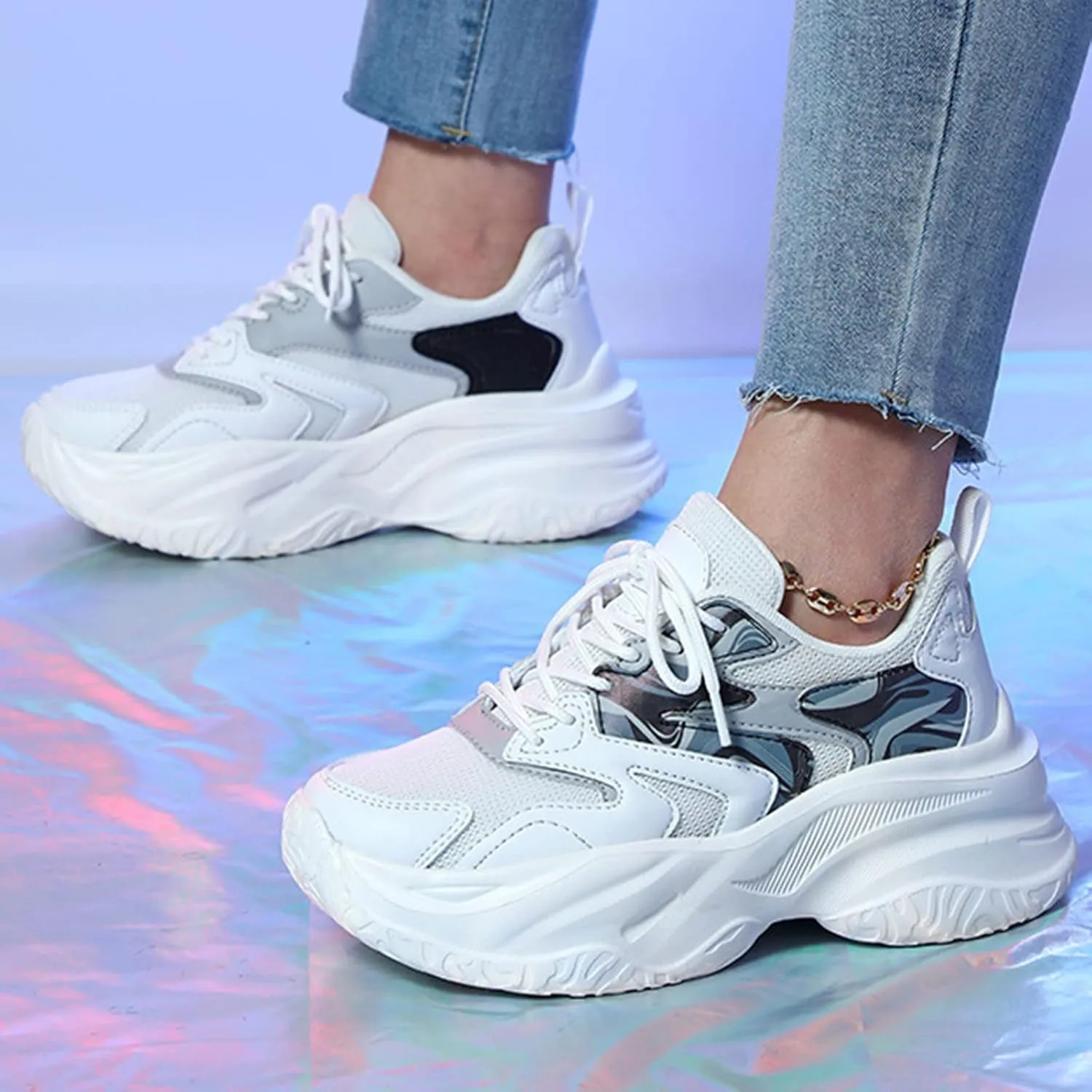 High Heel Wedge Sneakers for Women Size 11 Womens Tennis Shoes Size 8 White Plus Wide Width White Canvas Tennis Shoes for Women Women's Sneakers Wide Toe Women's Non Slip Work Shoes Wide Width