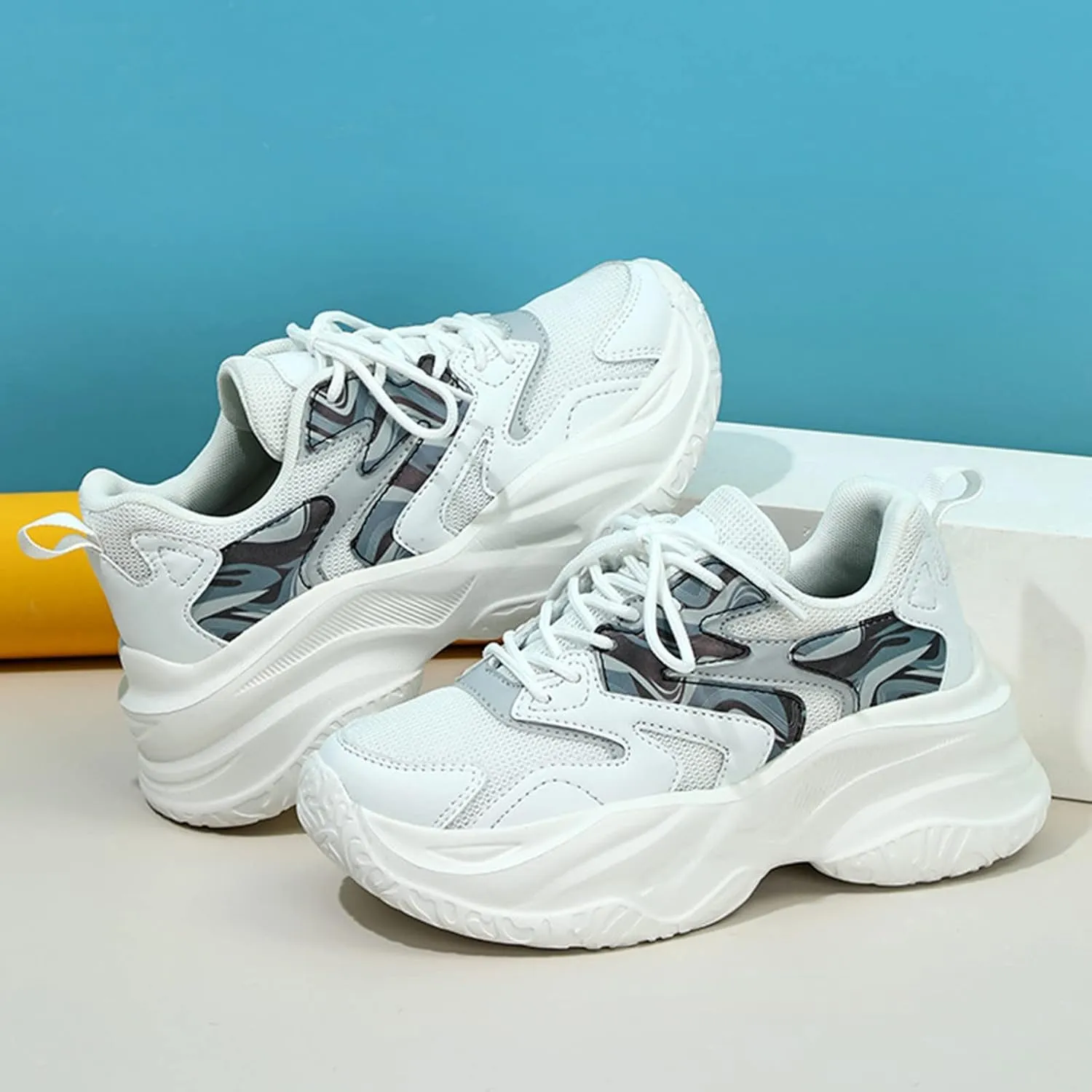 High Heel Wedge Sneakers for Women Size 11 Womens Tennis Shoes Size 8 White Plus Wide Width White Canvas Tennis Shoes for Women Women's Sneakers Wide Toe Women's Non Slip Work Shoes Wide Width