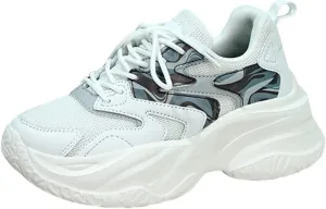 High Heel Wedge Sneakers for Women Size 11 Womens Tennis Shoes Size 8 White Plus Wide Width White Canvas Tennis Shoes for Women Women's Sneakers Wide Toe Women's Non Slip Work Shoes Wide Width