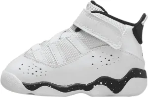 Jordan 6 Rings Baby/Toddler Shoes (323420-111, White/White/Black) Size 6