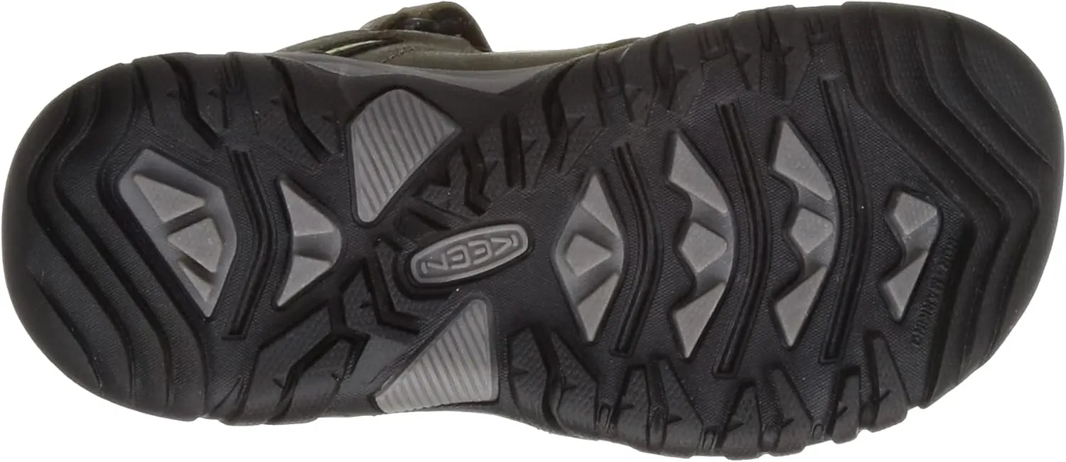 KEEN Unisex-Child Ridge Flex Mid Height Waterproof Leather Hiking Boots