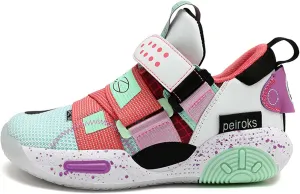 Kid's Basketball Sneakers Comfortable Breathable Non Slip Wear-Resistant They are Suitable for Beginners in Basketball Boys Girls Birthday Gifts