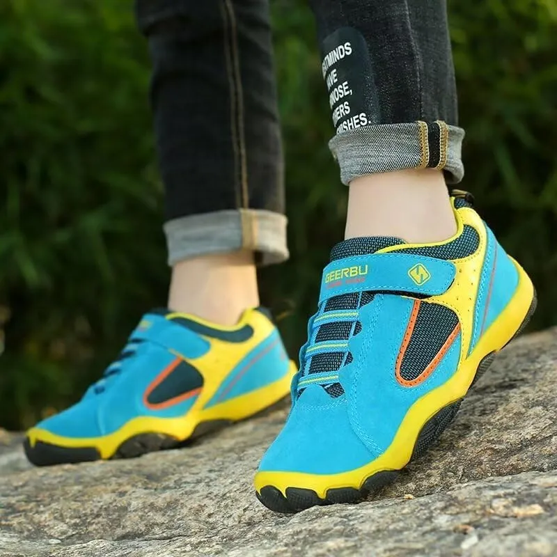 Kids Boy Girl Lightweight Soft Hiking Boots for Outdoor Walking Sport