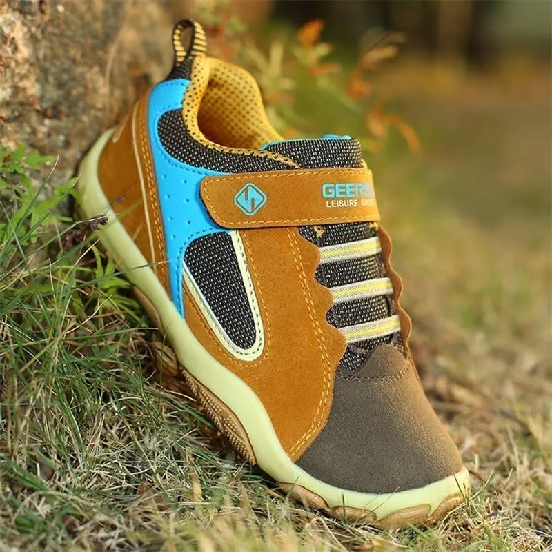 Kids Boy Girl Lightweight Soft Hiking Boots for Outdoor Walking Sport