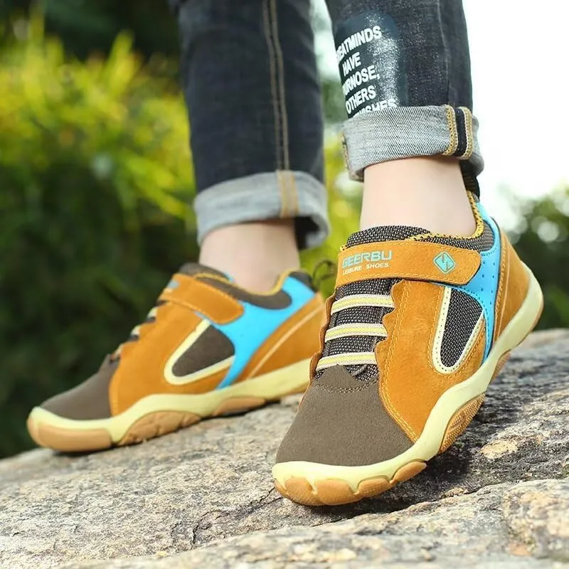 Kids Boy Girl Lightweight Soft Hiking Boots for Outdoor Walking Sport