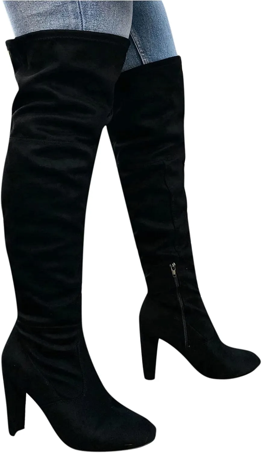 Knee The Heels Women Over Boots Long Winter Comfort Boots Shoes Boots Women's Boots Taupe Thigh High Boots