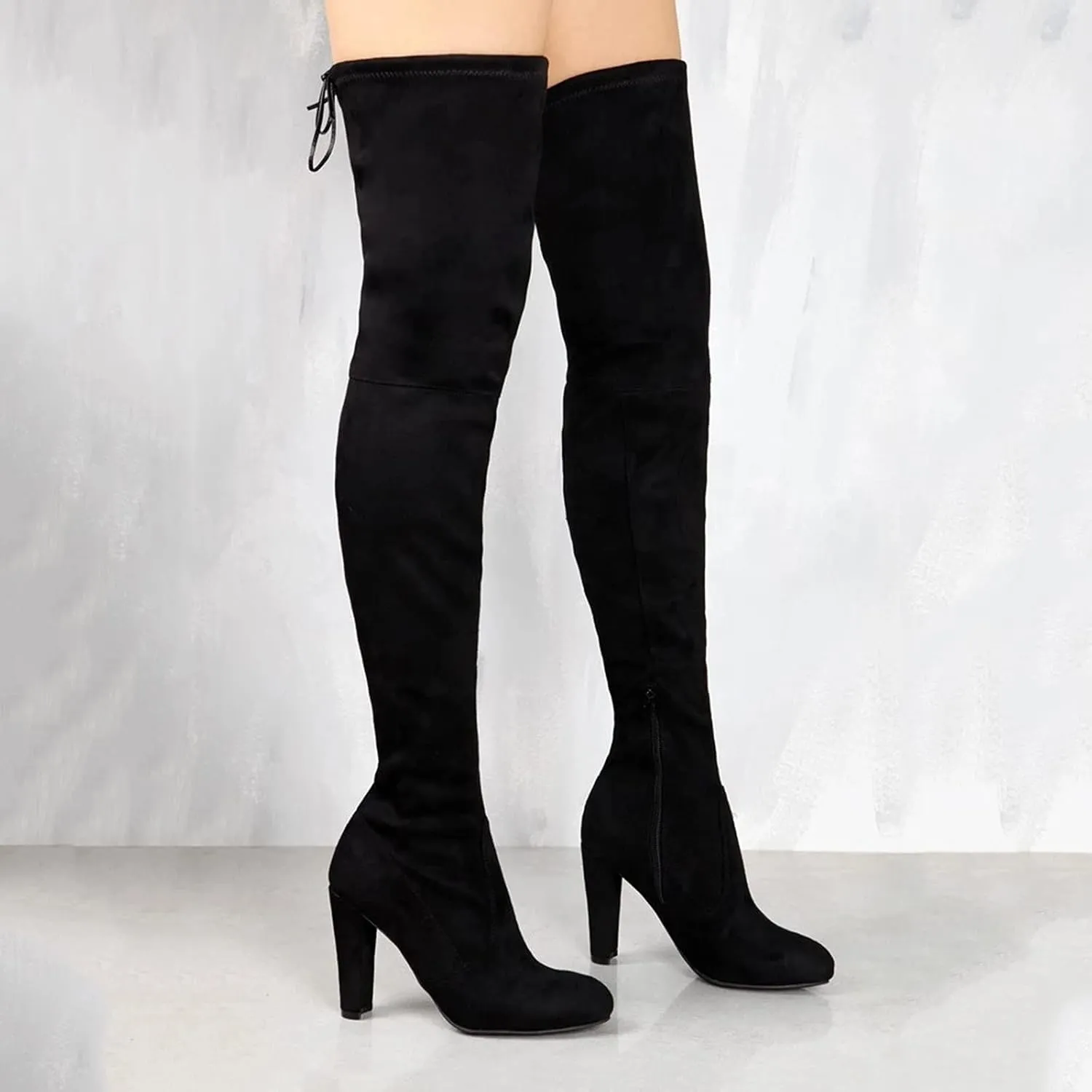 Knee The Heels Women Over Boots Long Winter Comfort Boots Shoes Boots Women's Boots Taupe Thigh High Boots