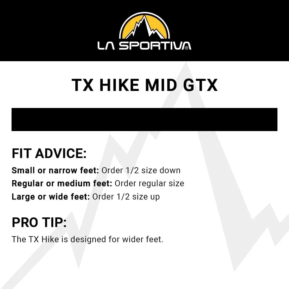 La Sportiva Womens TX Hike Mid GTX Waterproof Hiking Boots