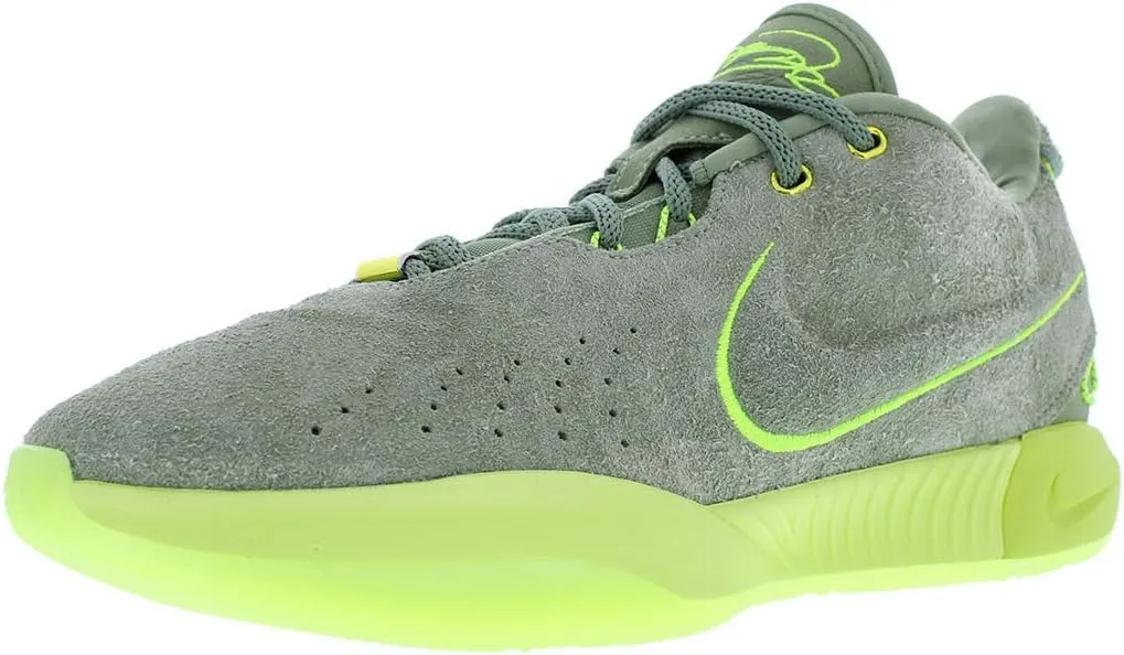 Lebron XXI Basketball Shoes (FV2345-302, Oil Green/Volt/Volt)