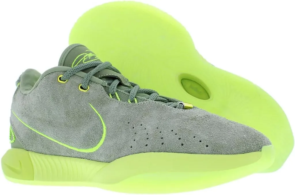Lebron XXI Basketball Shoes (FV2345-302, Oil Green/Volt/Volt)