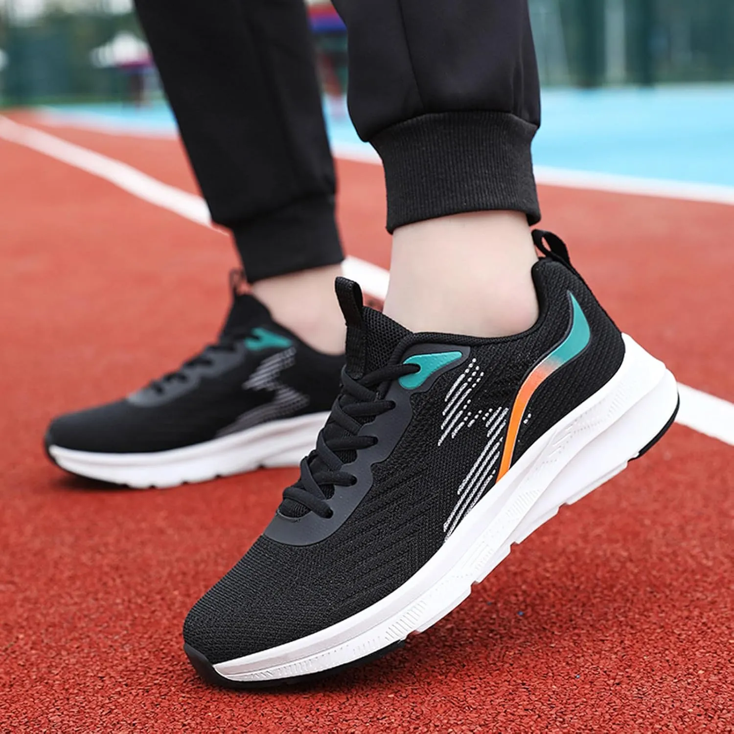 Lightweight Hiking Shoes for Men Casual Sneaker Mesh Breathable Walking Shoe Non Slip Work Sport Shoes for Men