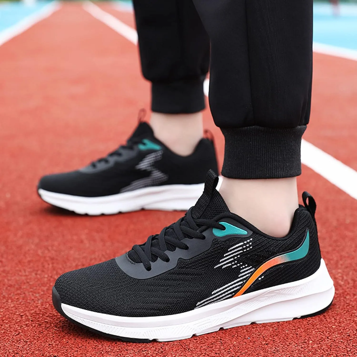 Lightweight Hiking Shoes for Men Casual Sneaker Mesh Breathable Walking Shoe Non Slip Work Sport Shoes for Men
