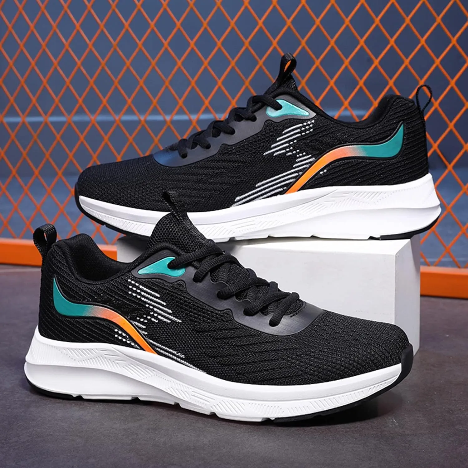 Lightweight Hiking Shoes for Men Casual Sneaker Mesh Breathable Walking Shoe Non Slip Work Sport Shoes for Men