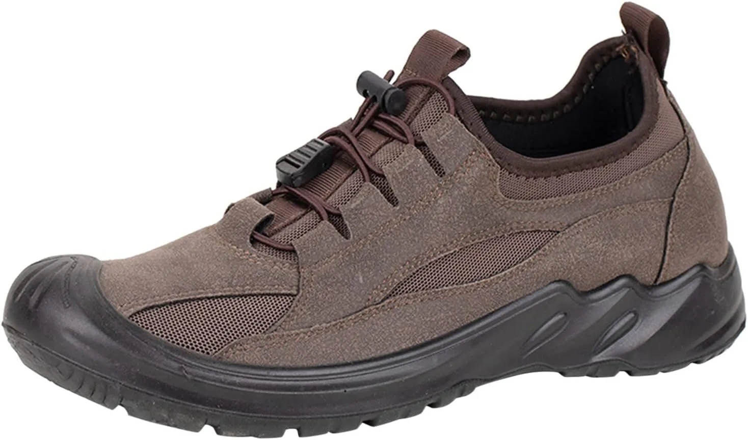Men Fashion Solid Color Mesh Breathable Elastic Round Toe Casual Sneaker for Men Basketball Shoes