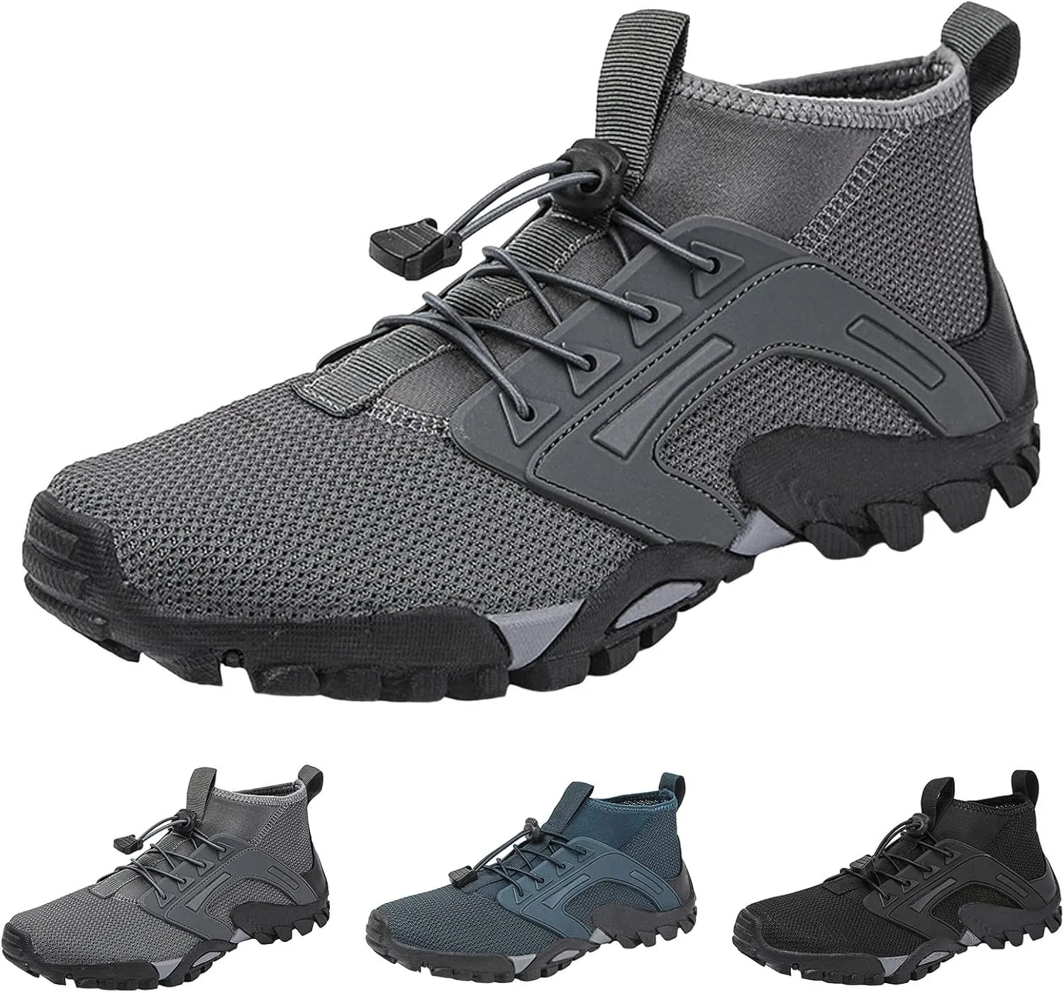 Men Sports Shoes Fashionable and Simple Solid Color New Pattern Summer Mesh Breathable Sneaker Slippers for Men