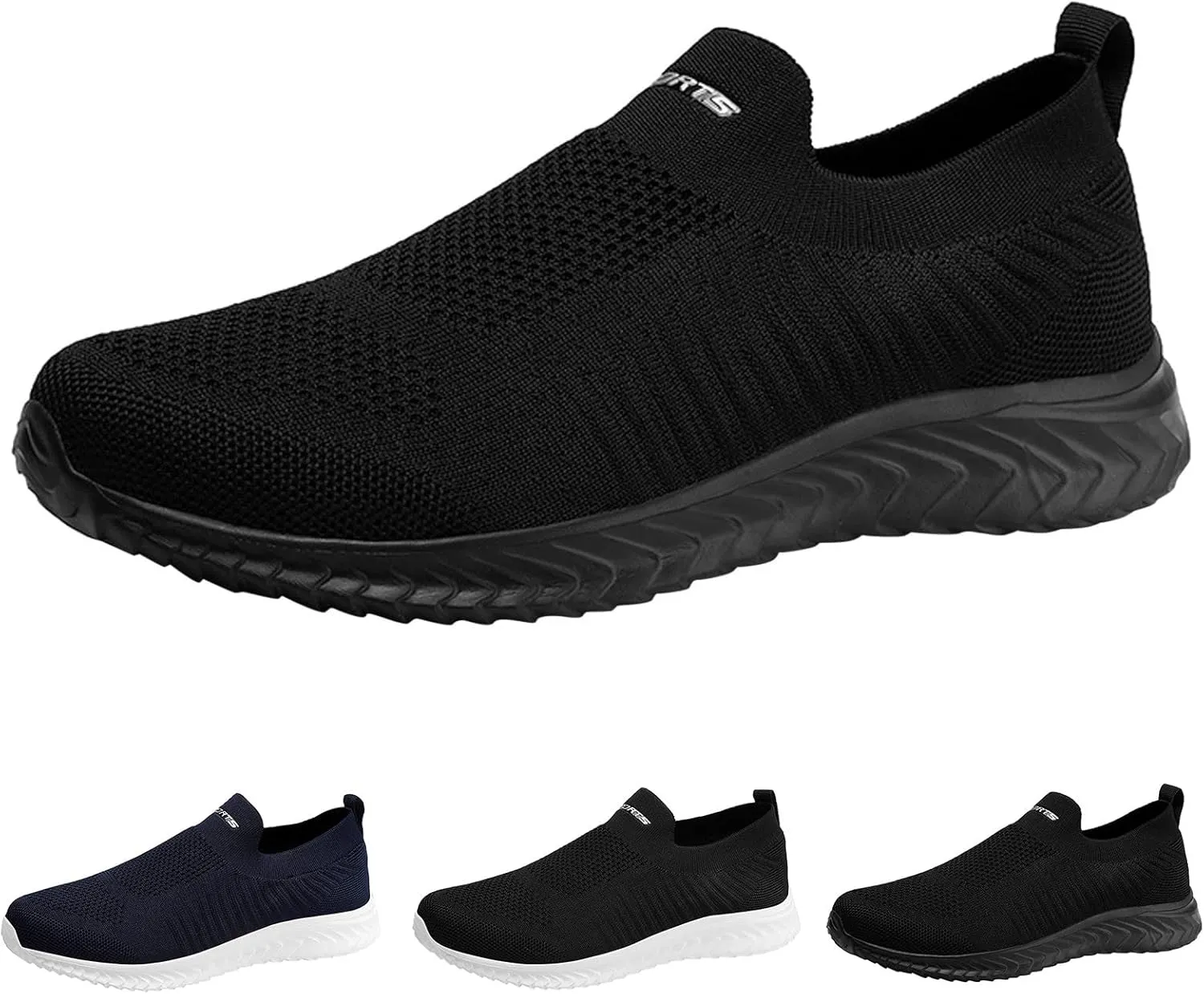 Men Sports Shoes Summer New Pattern Fashion Simple Solid Mesh Breathable Comfortable Non Slip Sneaker Boots for Men Work