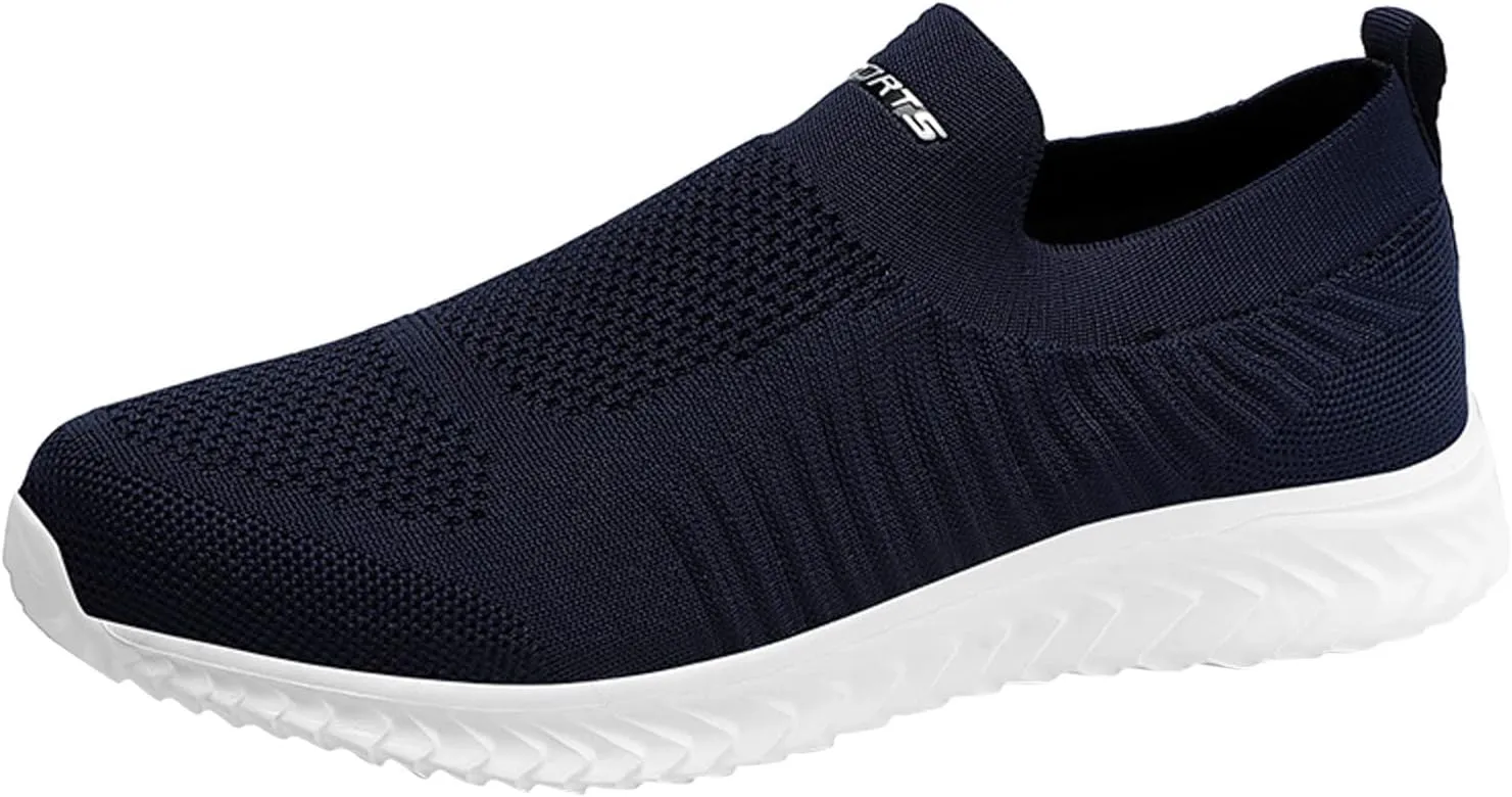 Men Sports Shoes Summer New Pattern Fashion Simple Solid Mesh Breathable Comfortable Non Slip Sneaker Boots for Men Work