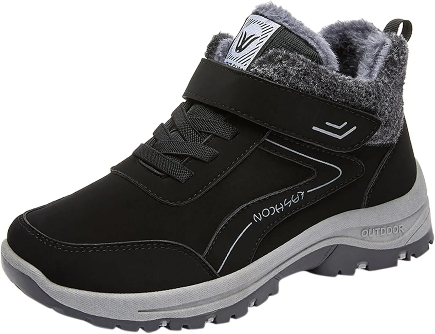 Men Work Boots Composite Toe Hiking Sneakers Ankle Ladies Women's Workout Shoes Soft Toe Platform Shoes Slip Resistant Safety Hike Grounded Footwear